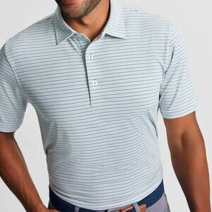 NEW GENTEAL men's easton performance polo in sleet